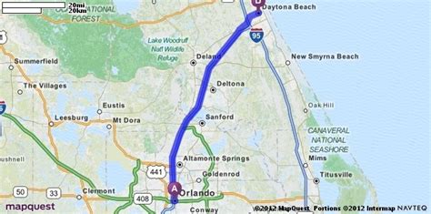 daytona beach directions from orlando.